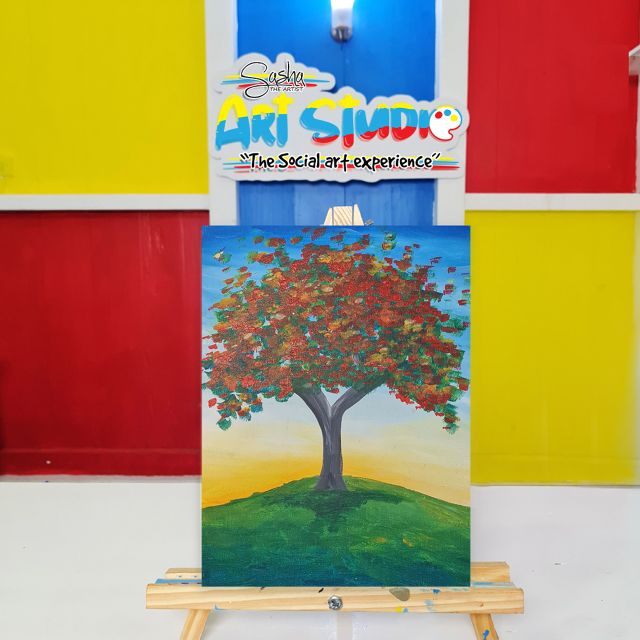 My Colourful Experience: Paint & Sip - About the Paint & Sip