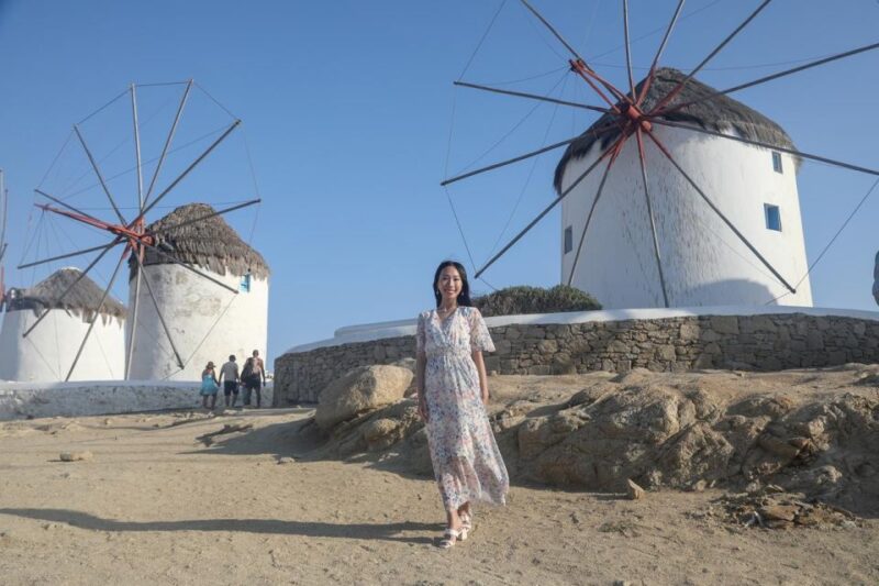 Mykonos: 1 Hour Private Photo Session in Mykonos Town - Inclusions and Amenities Provided