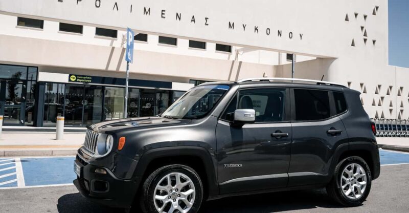 Mykonos: Airport and Port Transfer Service - Jeep Renegade - Vehicles and Pricing