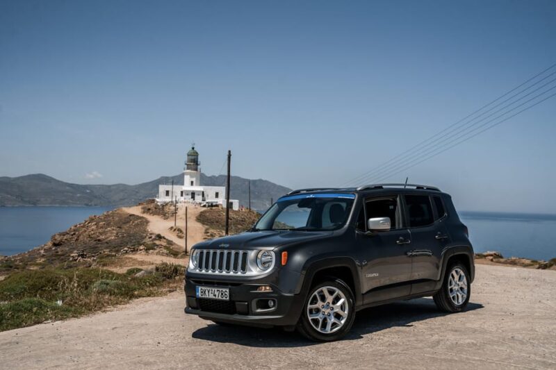 Mykonos: Airport and Port Transfer Service - Jeep Renegade - Monitoring and Flexibility