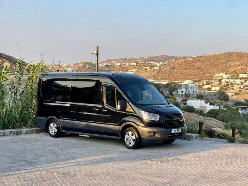 Mykonos: Airport Private Transfer in Luxury VAN - Tailored Journey Experience