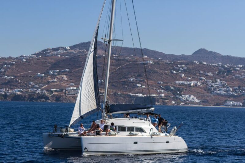 Mykonos: Catamaran Cruise With Meal and Drinks - Included Amenities