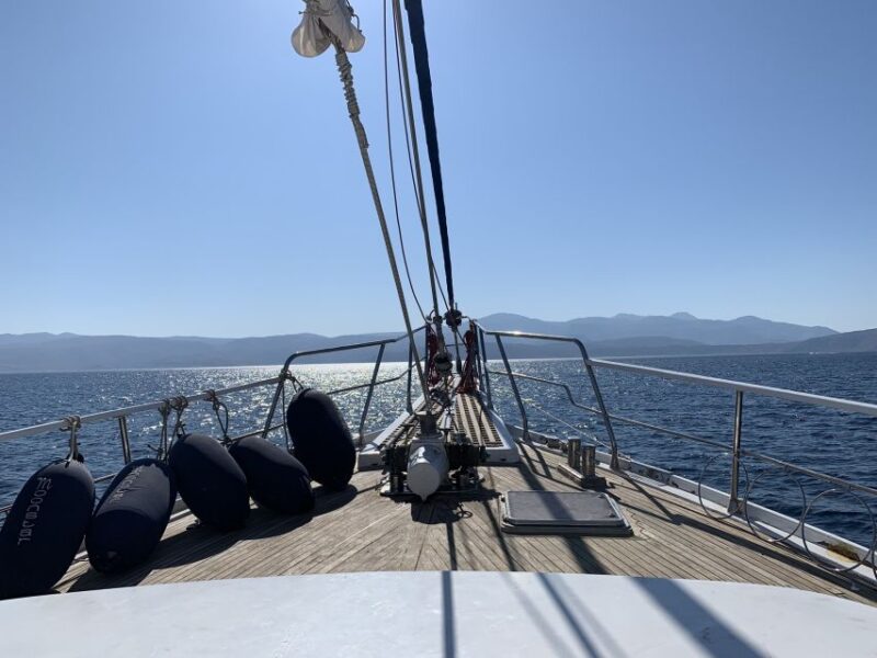 Mykonos: Delos and Rhenia Islands Cruise With BBQ Meal - Swimming in Rhenias Bays