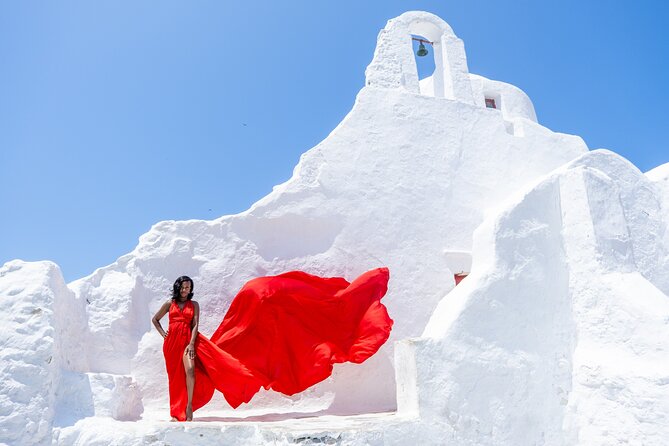 Mykonos Flying Dress Photoshoot - About Your Stay