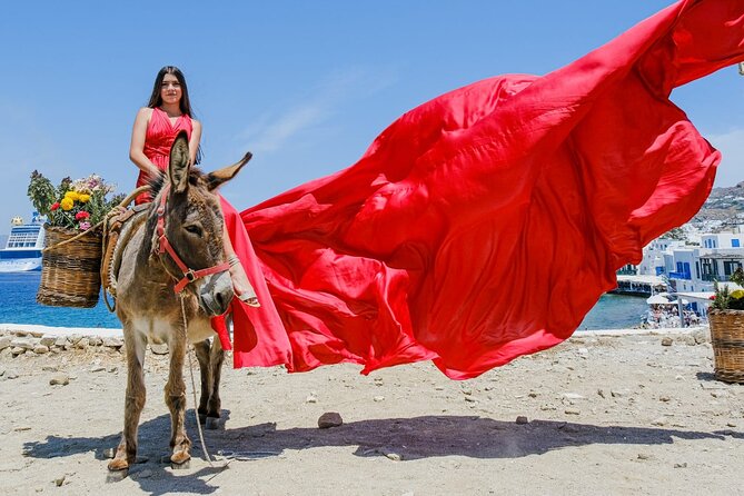 Mykonos Flying Dress Photoshoot - Personal Assistant Services
