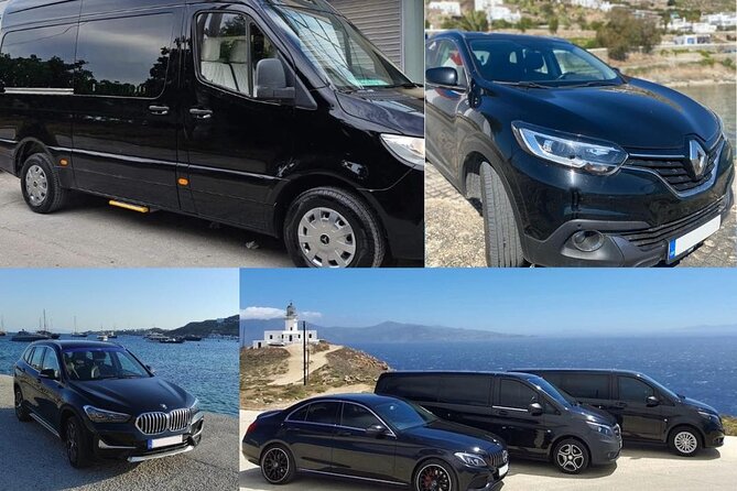 Mykonos Private Car With Driver At Disposal 24 Hours - Quick Points