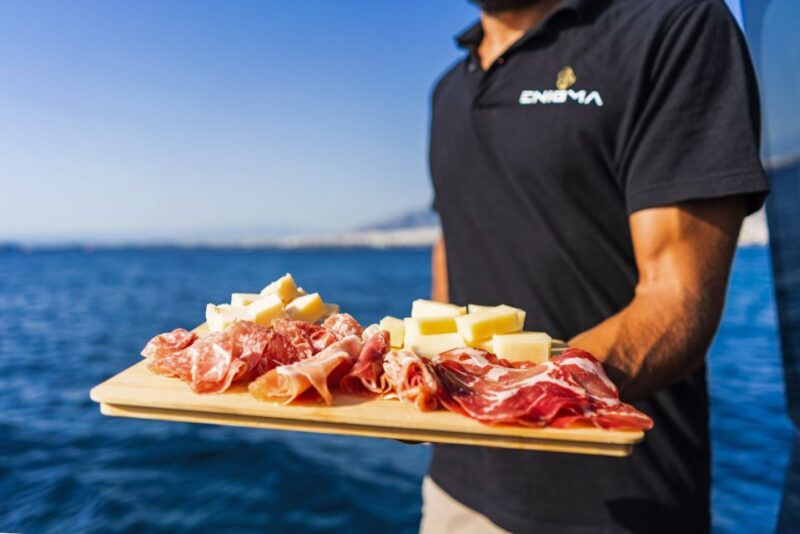 Mykonos Private Full Day Cruise With a Rafnar 1200 T-Top - Included Amenities