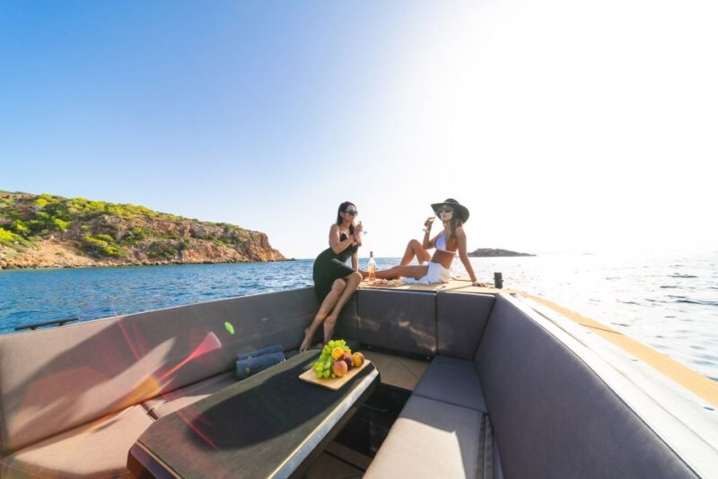Mykonos Private Full Day Cruise With a Rafnar 1200 T-Top - Cancellation Policy