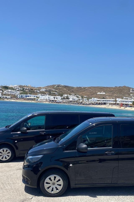 Mykonos Private Transfer: From Port to Airport - Vehicle and Amenities