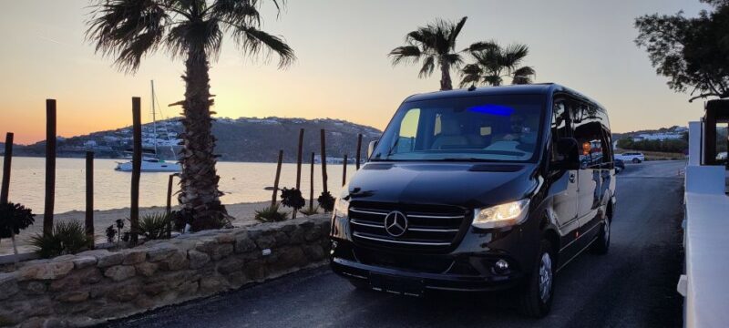 Mykonos Private VIP Minibus on Disposal up to 11 Passengers - Key Points