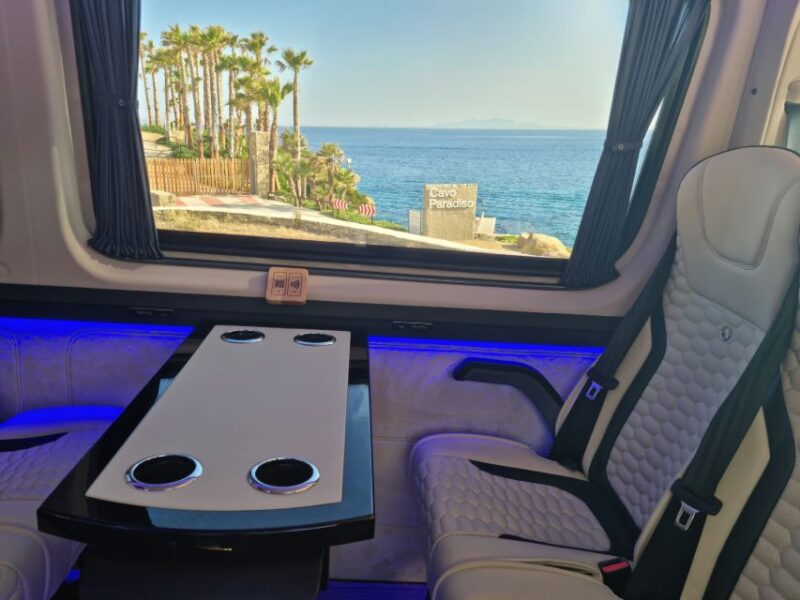Mykonos Private VIP Minibus on Disposal up to 11 Passengers - Daily Rental Duration