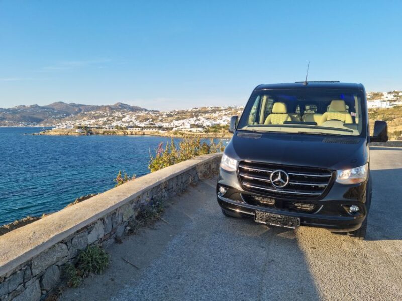 Mykonos Private VIP Minibus on Disposal up to 11 Passengers - Pickup and Availability