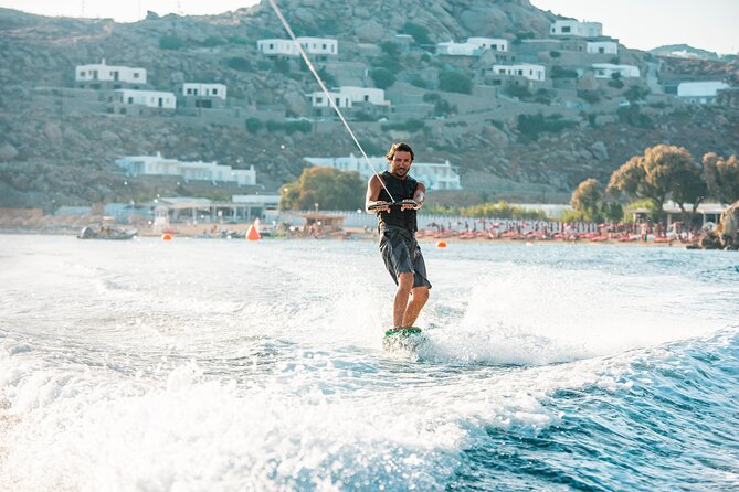 Mykonos Private Wakeboarding Adventure in Super Paradise Beach - Frequently Asked Questions