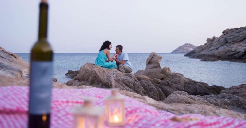 Mykonos Romantic Bike Tour With Private Picnic at the Beach - Key Points