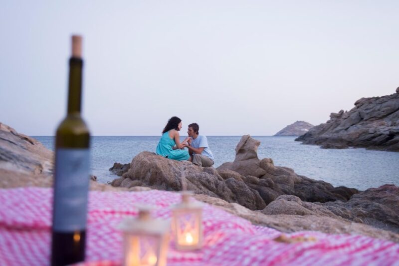 Mykonos Romantic Bike Tour With Private Picnic at the Beach - Highlights