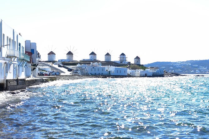 Mykonos Semi Private Bus Tour in English Spanish - Meeting and Pickup