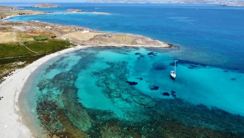 MYKONOS SOUTH COAST OR DELOS & RHENIA MORNING PRIVATE CRUISE - Exploring South Coast