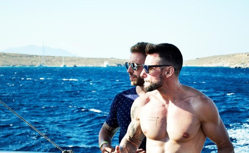 Mykonos: Sunset Boat Party With Open Bar & Live DJ - Swim Stops Highlights