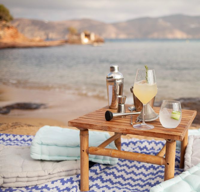 Mykonos: Sunset Cocktail Making Class on a Secluded Beach - Using Greek Spirits