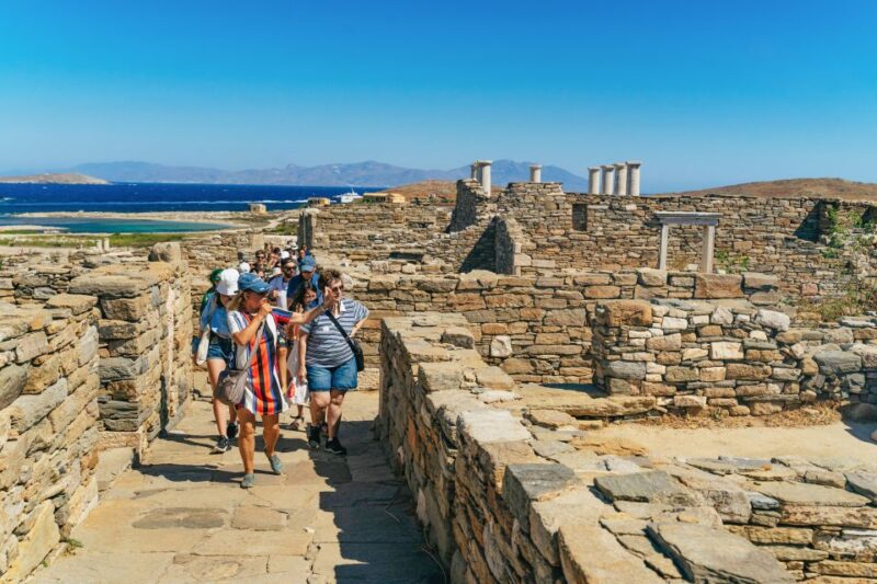 Mykonos Town: Archaeological Site of Delos Guided Day Trip - Itinerary