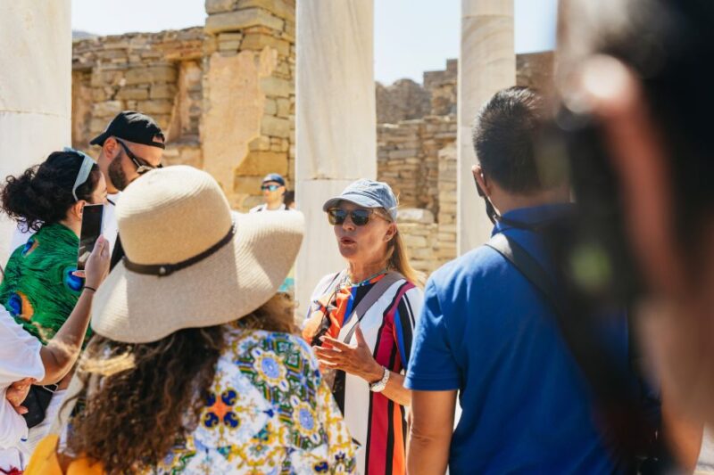 Mykonos Town: Archaeological Site of Delos Guided Day Trip - Inclusions and Amenities