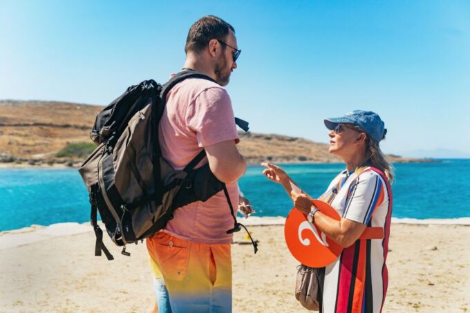 Mykonos Town: Archaeological Site of Delos Guided Day Trip - Departure and Return Information