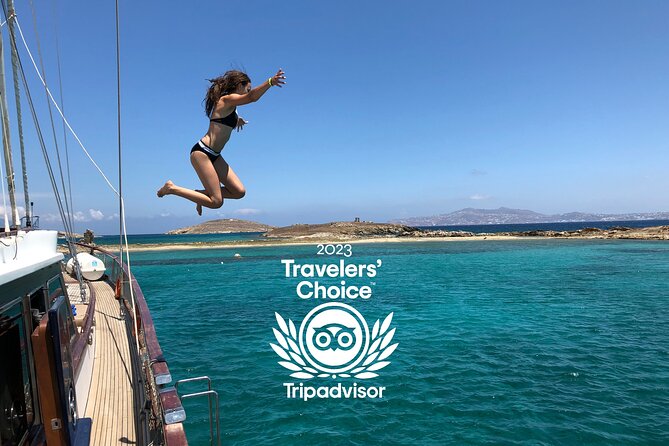 Mykonos:Sail Swim Feast at Rhenia & Tour Delos by Licensed Guide - Exploring Rhenia Island