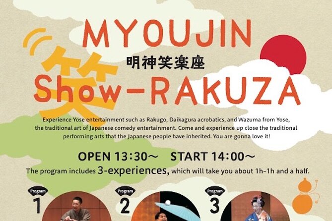 Myojin Show Rakuza - Traditional Rakugo, Juggling and Magic Show - Transportation and Accessibility