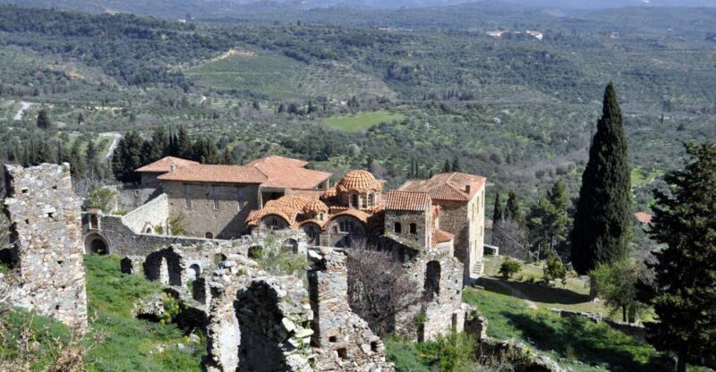 Mystras Castle Town, Sparta, Olive Museum Private Day Tour - Transportation and Pickup
