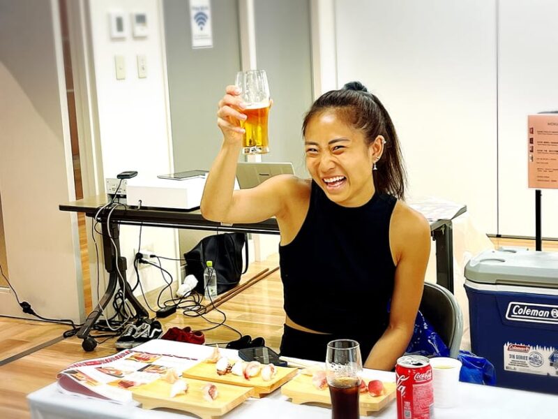 Naha: Sushi Making Experience With All-You-Can-Drink Party - Included Refreshments
