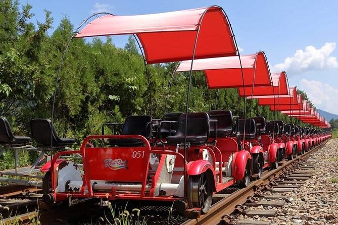 Nami Island & Garden of Morning Calm & Gangchon Railbike Tour - Gangchon Railbike Adventure