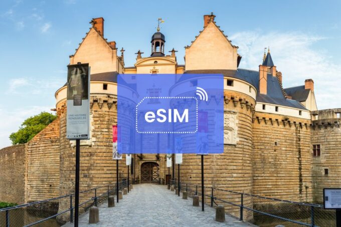 Nantes: France/ Europe Esim Roaming Mobile Data Plan - Estimated Data Usage