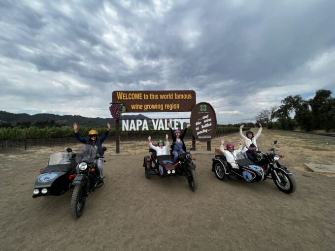 Napa Valley: Napa Valley Guided Sidecar Tour With 3 Wineries - Customer Reviews
