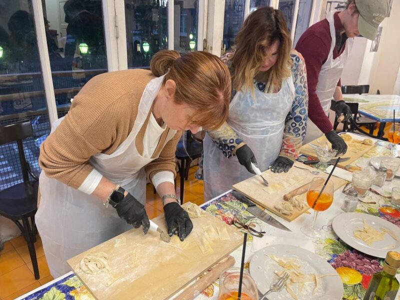 Naples: Pasta Cooking Class With Tiramisù and a Drink - Key Points