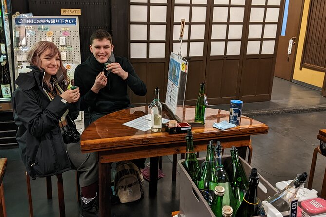 Nara - Craft Beer, Sake & Food Walking Tour - Appetizer With Kaki No Ha Zushi