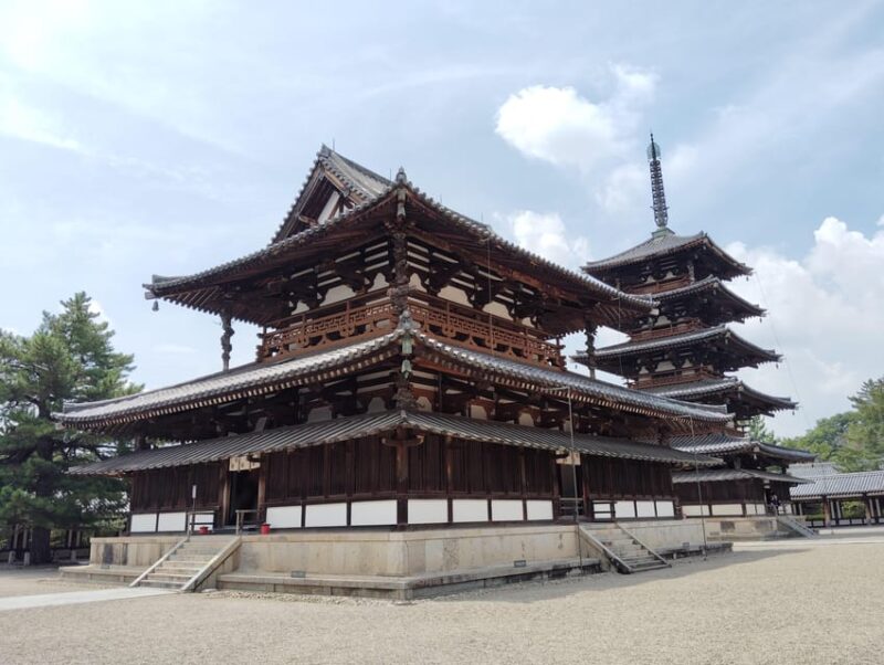 Nara: Hōryū-ji 2 Hours at the World's Oldest Wooden Building - Five-Story Pagoda: Iconic Nara-period Architectural Feat