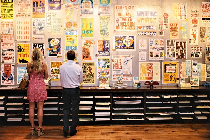 Nashville Hatch Show Guided Letterpress Tour With Souvenir Poster - Crafting a Commemorative Souvenir Poster