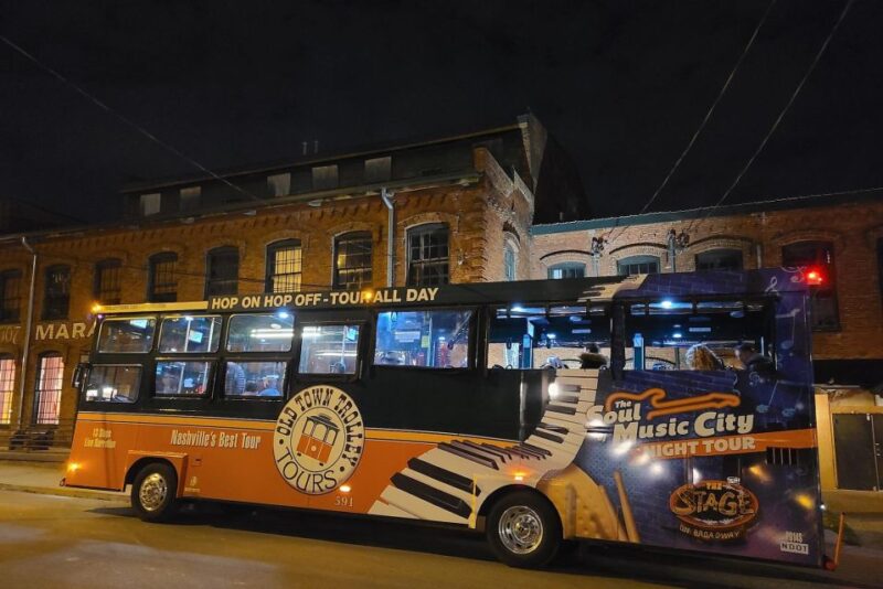 Nashville: Music City Nighttime Trolley Tour - Tour Experience