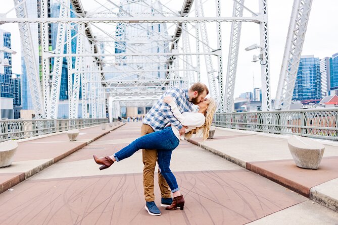 Nashville Private Couples Photoshoot on the Riverfront - Navigating the Riverfront