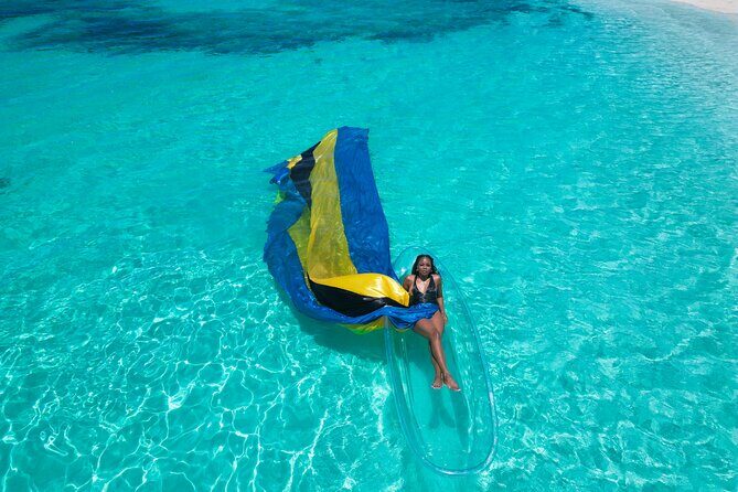Nassau Clear Kayak Drone Photoshoot- Floating Dress - Who Will Appreciate This Tour Most?