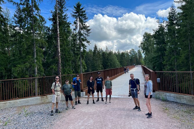 National Park Hike & Finnish Smoke Sauna Experience With Campfire Lunch - Hiking in Sipoonkorpi National Park