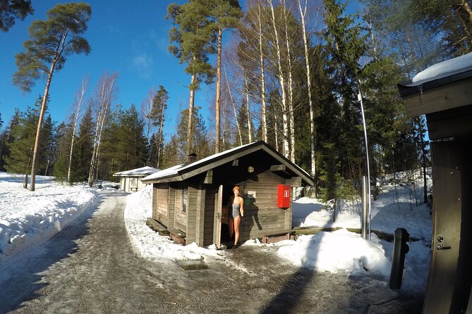 National Park Hike & Finnish Smoke Sauna Experience With Campfire Lunch - Relaxing at the Smoke Sauna