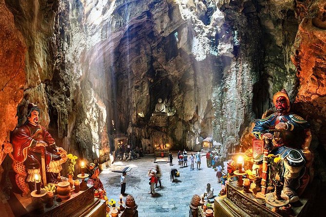 Natural Beauty of Marble Mountain and Glittering Hoi an Tour Including Dinner - Key Points