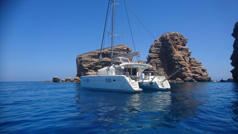 Naxos: Catamaran Cruise With Swim Stops, Food, and Drinks - Onboard Amenities