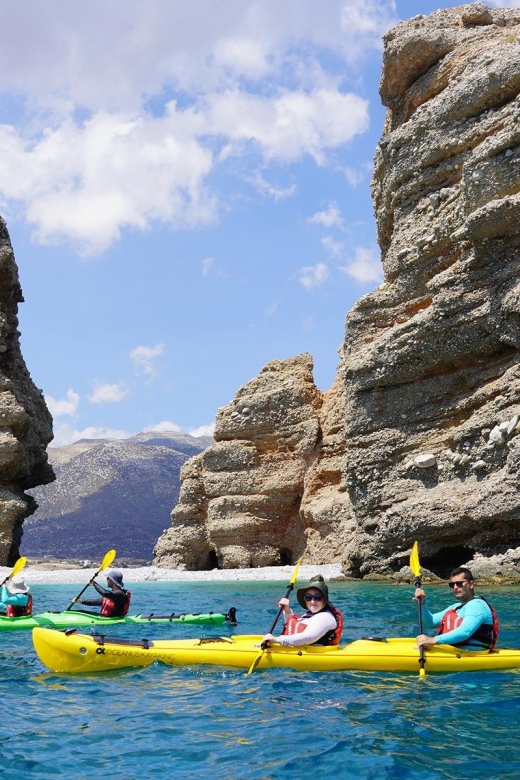 Naxos: Moutsouna Caves Sea Kayak Tour, Snorkeling & Picnic - Highlights of the Experience