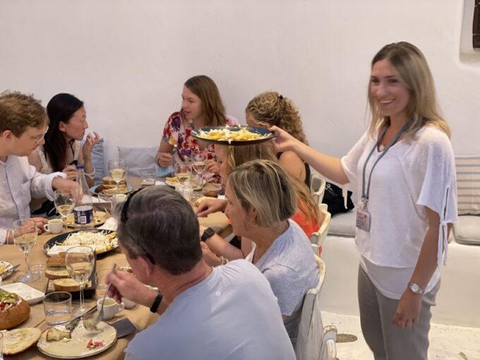Naxos: Naxos Town Food Tour With Included Tastings and Wine - Savoring Local Cheeses and Wines