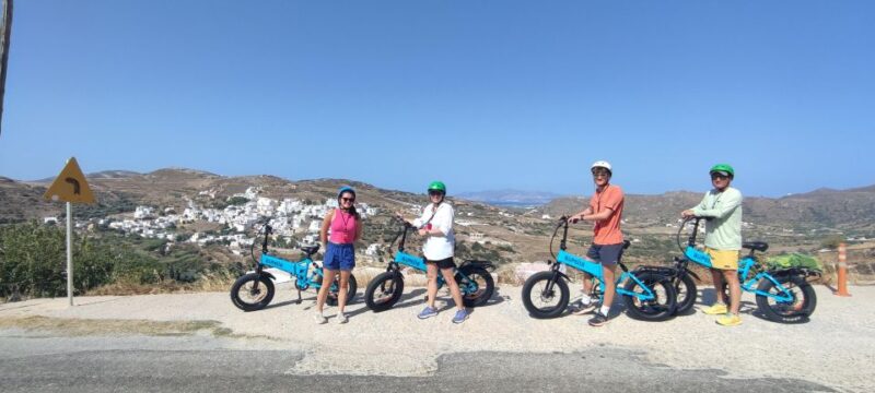 Naxos: Private E-Bike Tour With Wine Tasting Inland Methexis - Enjoying the Local Delicacies