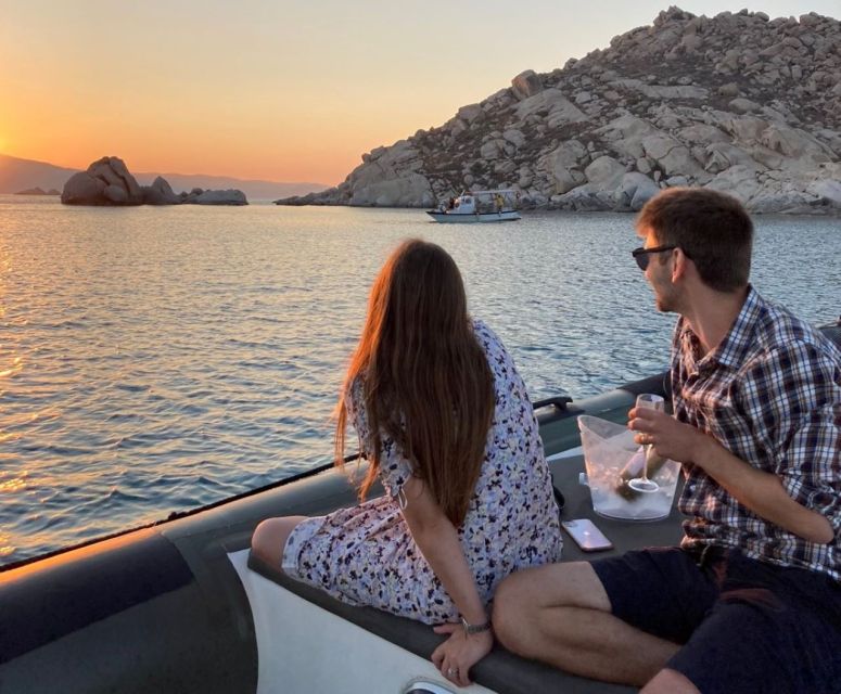 Naxos: Private Sunset Boat Tour With Fruit and Champagne - Relaxing Atmosphere and Ambiance
