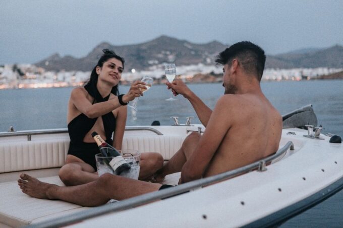 Naxos: Private Sunset Boat Tour With Fruit and Champagne - Unparalleled Sunset Viewing Opportunity