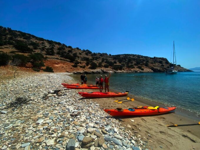 Naxos: Rhina Cave and Coastline Sea Kayaking Tour - Pickup and Drop-off